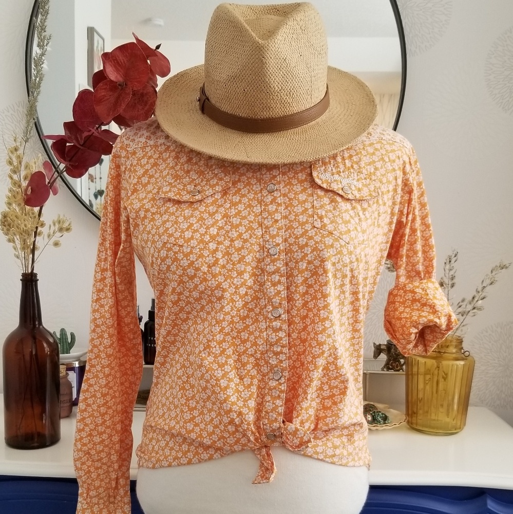 Vintage Wrangler western long sleeve
